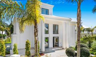 Modern - classic style new luxury villas for sale on the prestigious Golden Mile in Marbella 69660 