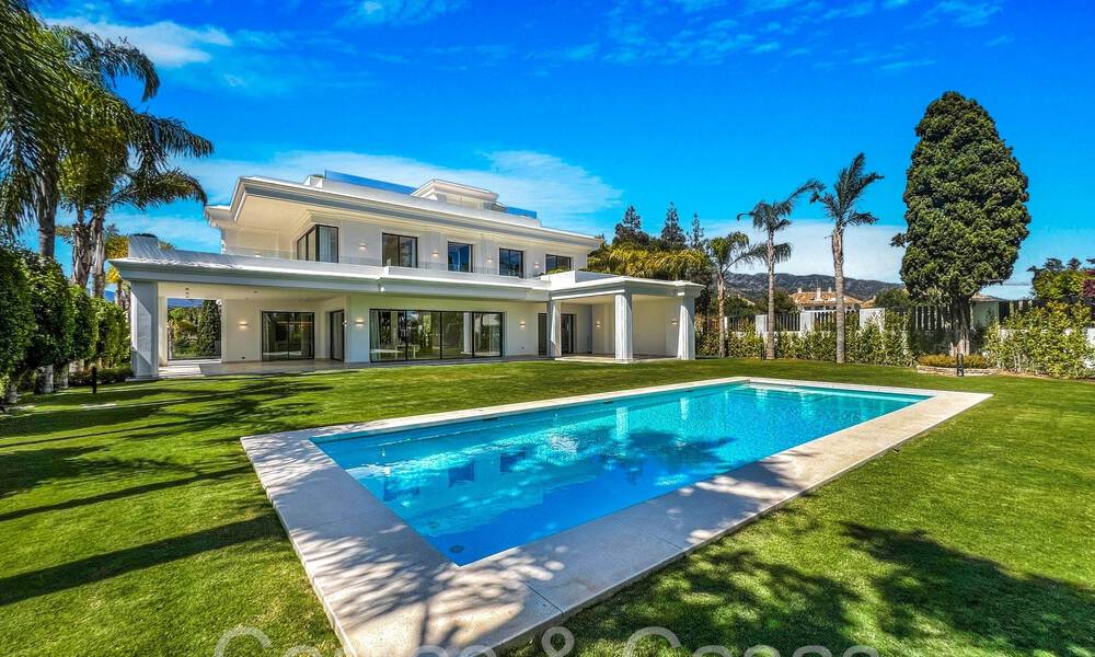 Modern - classic style new luxury villas for sale on the prestigious Golden Mile in Marbella 69661