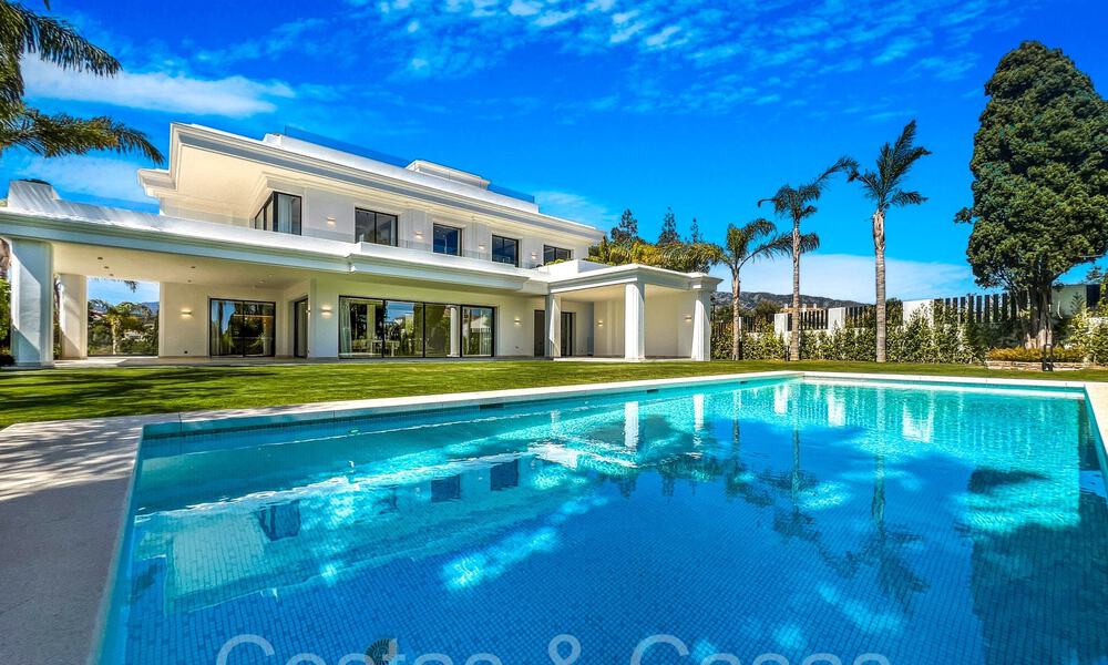 Modern - classic style new luxury villas for sale on the prestigious Golden Mile in Marbella 69662