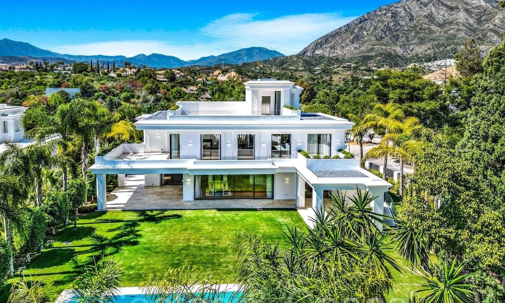 Modern - classic style new luxury villas for sale on the prestigious Golden Mile in Marbella 69673
