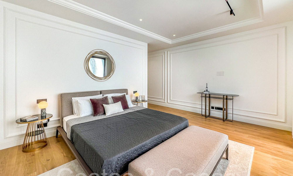 Modern - classic style new luxury villas for sale on the prestigious Golden Mile in Marbella 69678