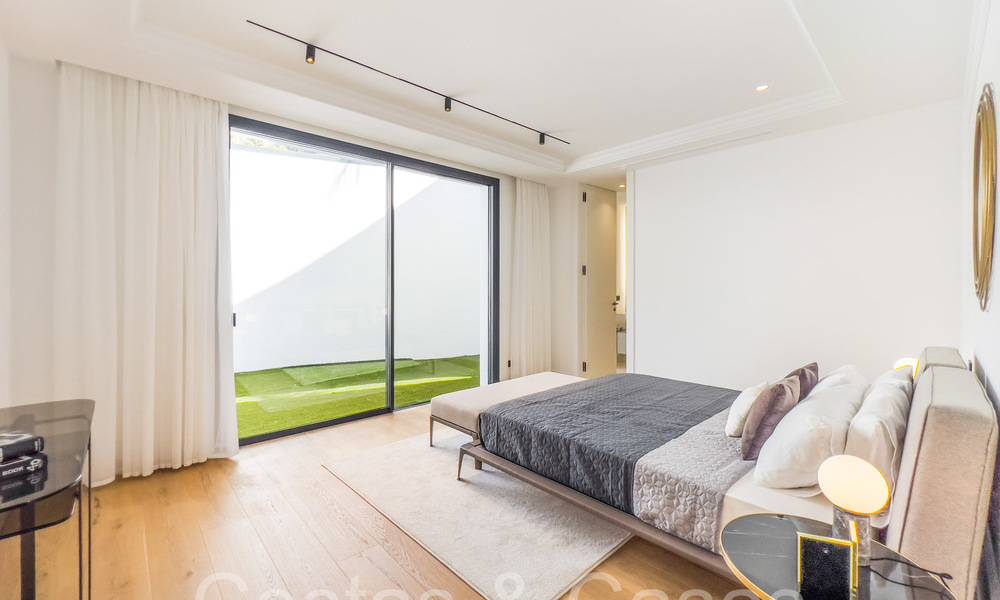 Modern - classic style new luxury villas for sale on the prestigious Golden Mile in Marbella 69679