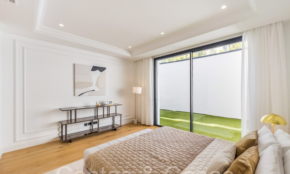 Modern - classic style new luxury villas for sale on the prestigious Golden Mile in Marbella 69682