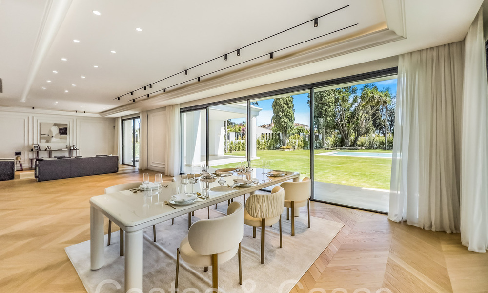 Modern - classic style new luxury villas for sale on the prestigious Golden Mile in Marbella 69686