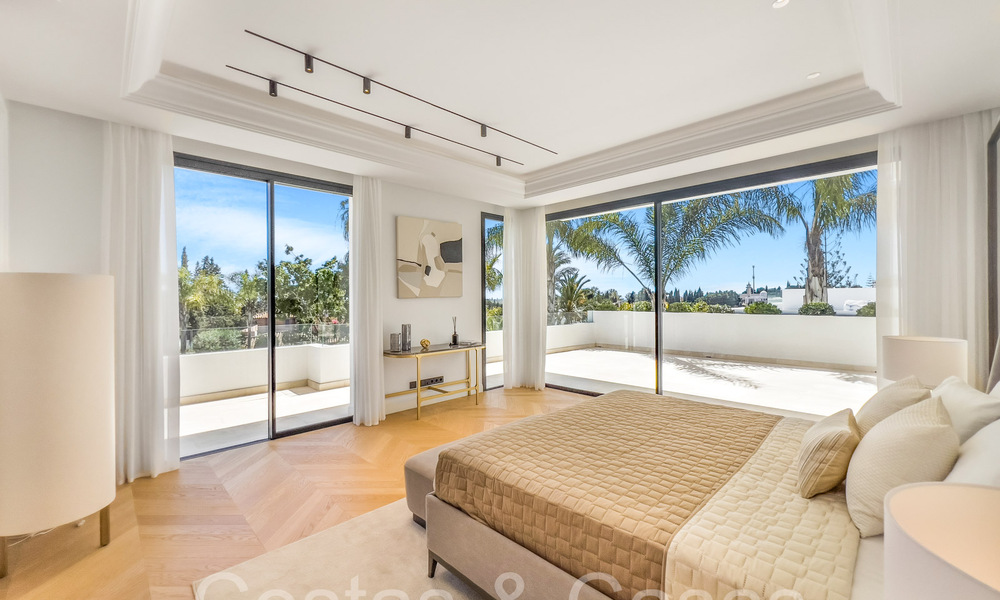Modern - classic style new luxury villas for sale on the prestigious Golden Mile in Marbella 69695