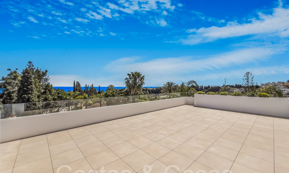 Modern - classic style new luxury villas for sale on the prestigious Golden Mile in Marbella 69700