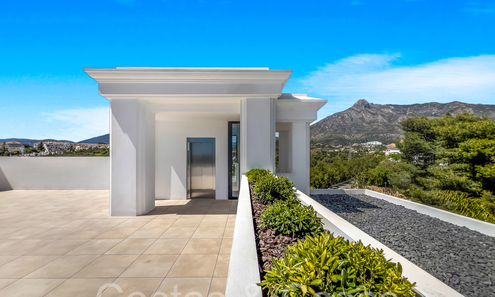 Modern - classic style new luxury villas for sale on the prestigious Golden Mile in Marbella 69704
