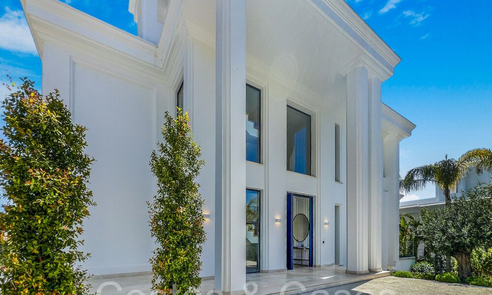 Modern - classic style new luxury villas for sale on the prestigious Golden Mile in Marbella 69706