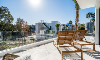 Contemporary luxury villas for sale at walking distance from a prominent golf club, on the New Golden Mile between Marbella and Estepona 69288 