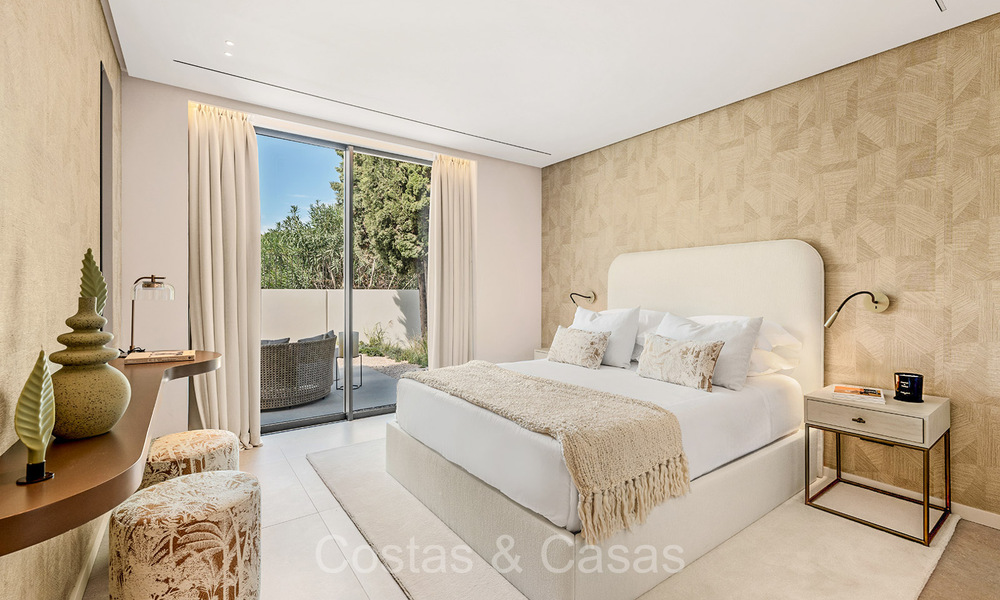 New, ultra-modern luxury villa for sale with architectural design, frontline golf Los Naranjos in Nueva Andalucia, Marbella 73106