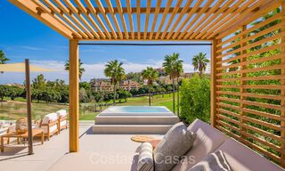 New, ultra-modern luxury villa for sale with architectural design, frontline golf Los Naranjos in Nueva Andalucia, Marbella 73108 