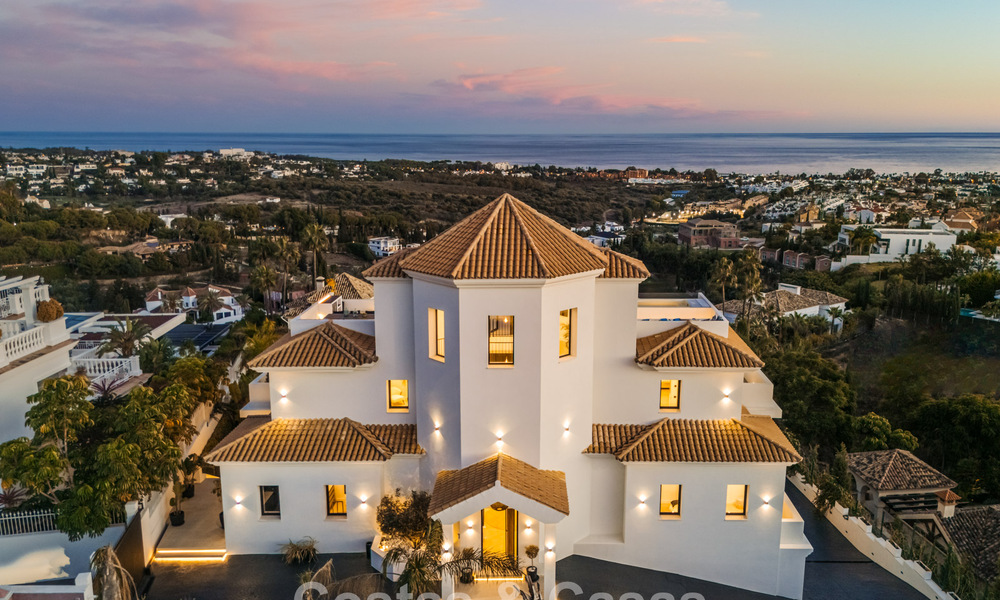 Exclusive designer villa with panoramic sea views for sale in the a five-star golf resort in Marbella - Benahavis 74770