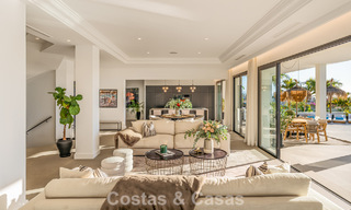 Exclusive designer villa with panoramic sea views for sale in the a five-star golf resort in Marbella - Benahavis 74775 