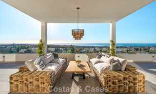 Exclusive designer villa with panoramic sea views for sale in the a five-star golf resort in Marbella - Benahavis 74785 