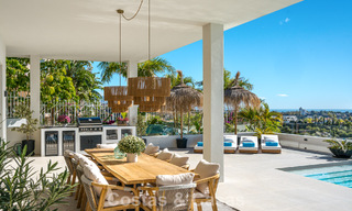 Exclusive designer villa with panoramic sea views for sale in the a five-star golf resort in Marbella - Benahavis 74791 