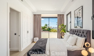 Exclusive designer villa with panoramic sea views for sale in the a five-star golf resort in Marbella - Benahavis 74797 