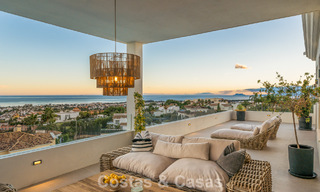 Exclusive designer villa with panoramic sea views for sale in the a five-star golf resort in Marbella - Benahavis 74805 