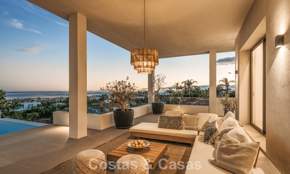 Exclusive designer villa with panoramic sea views for sale in the a five-star golf resort in Marbella - Benahavis 74806