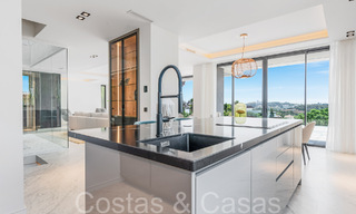 New, modernist designer villa for sale with stunning sea views in five-star golf resort in Marbella - Benahavis 68479 