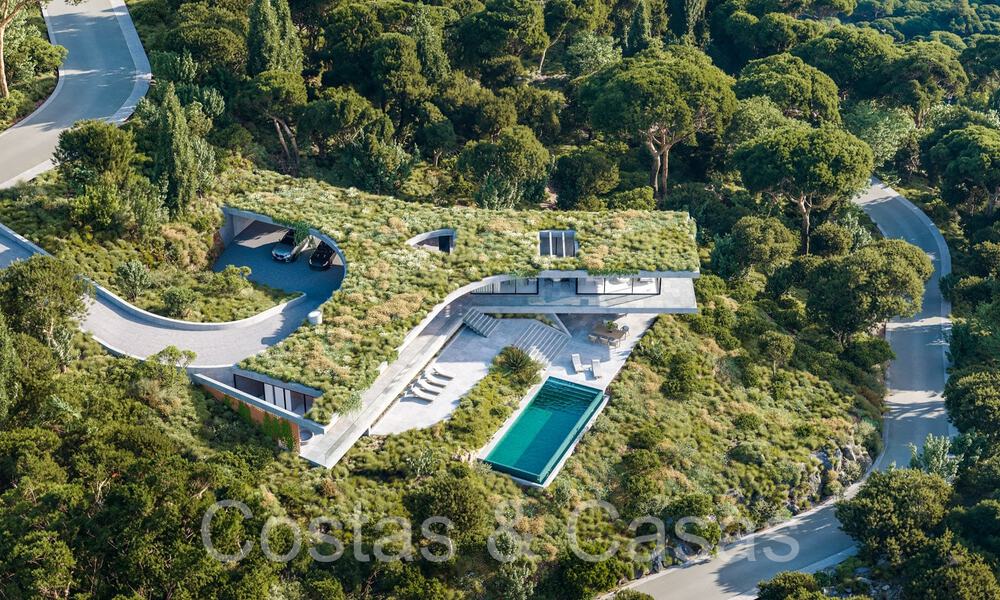 New, high-end designer villa for sale fully nestled in nature in the hills of Marbella - Benahavis 68853