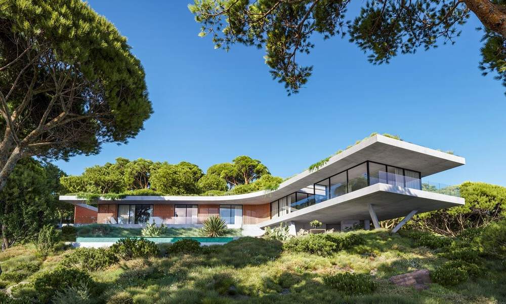 New, high-end designer villa for sale fully nestled in nature in the hills of Marbella - Benahavis 68857