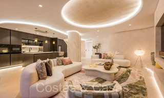 Quality renovated, huge penthouse for sale in frontline beach complex east of Marbella centre 70675 