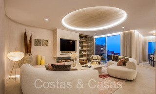 Quality renovated, huge penthouse for sale in frontline beach complex east of Marbella centre 70681 