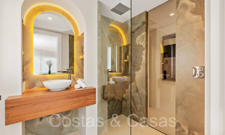 Quality renovated, huge penthouse for sale in frontline beach complex east of Marbella centre 70692 