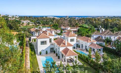 Move-in ready, luxury villa with modern-Mediterranean design for sale in popular golf area in Nueva Andalucia, Marbella 774510