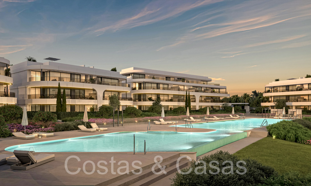 New construction project of apartments for sale on the New Golden Mile between Marbella and Estepona 69580