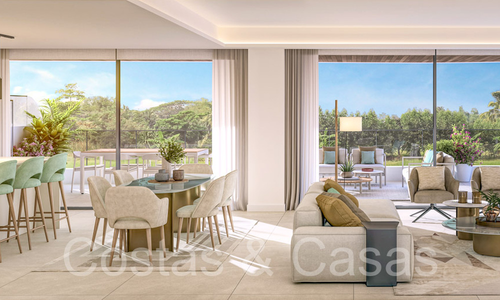 New construction project of apartments for sale on the New Golden Mile between Marbella and Estepona 69594