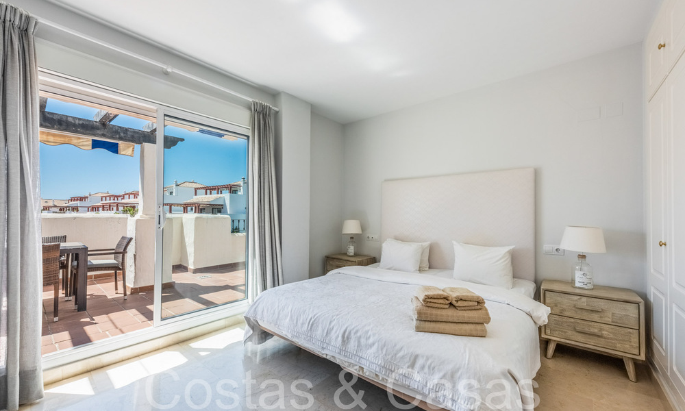 Beachside penthouse for sale within walking distance of the beach and centre in San Pedro, Marbella 67691