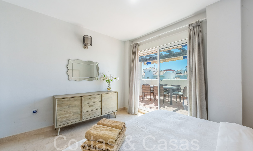 Beachside penthouse for sale within walking distance of the beach and centre in San Pedro, Marbella 67693