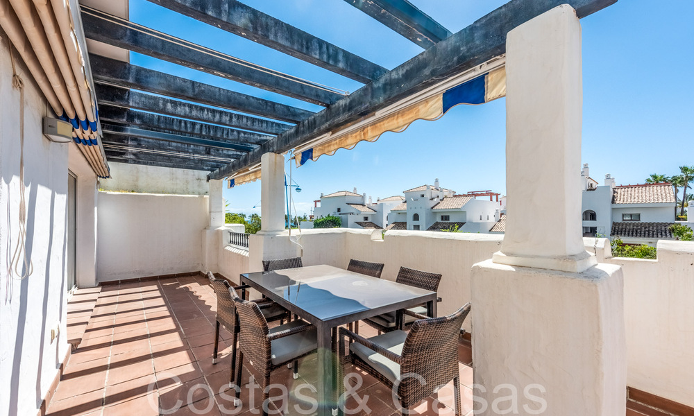 Beachside penthouse for sale within walking distance of the beach and centre in San Pedro, Marbella 67696