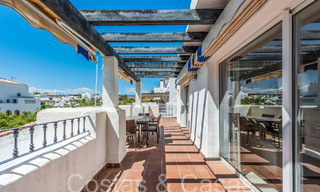 Beachside penthouse for sale within walking distance of the beach and centre in San Pedro, Marbella 67697 