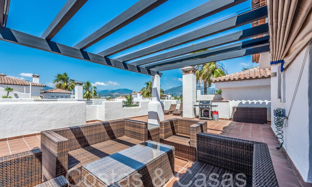 Beachside penthouse for sale within walking distance of the beach and centre in San Pedro, Marbella 67701