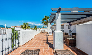 Beachside penthouse for sale within walking distance of the beach and centre in San Pedro, Marbella 67702 