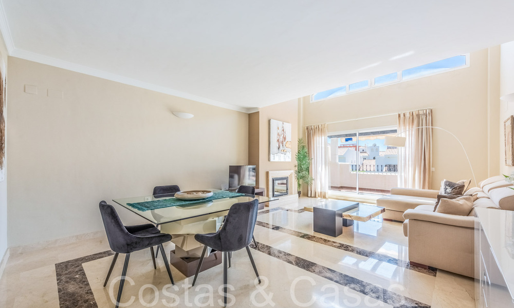 Beachside penthouse for sale within walking distance of the beach and centre in San Pedro, Marbella 67710