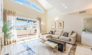 Beachside penthouse for sale within walking distance of the beach and centre in San Pedro, Marbella 67711 