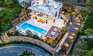 Ready to move in, modern luxury villa with unobstructed sea views for sale, located in La Quinta, Marbella - Benahavis 67756 