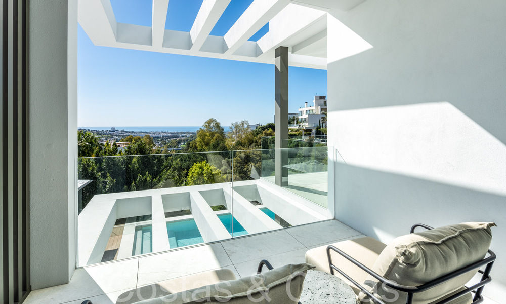 Ready to move in, modern luxury villa with unobstructed sea views for sale, located in La Quinta, Marbella - Benahavis 67760