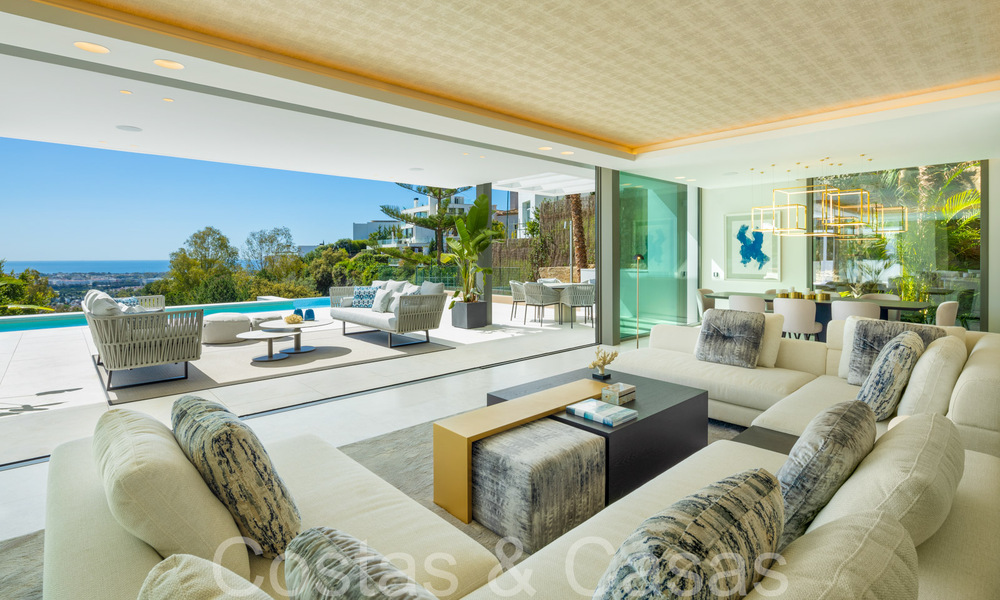 Ready to move in, modern luxury villa with unobstructed sea views for sale, located in La Quinta, Marbella - Benahavis 67765