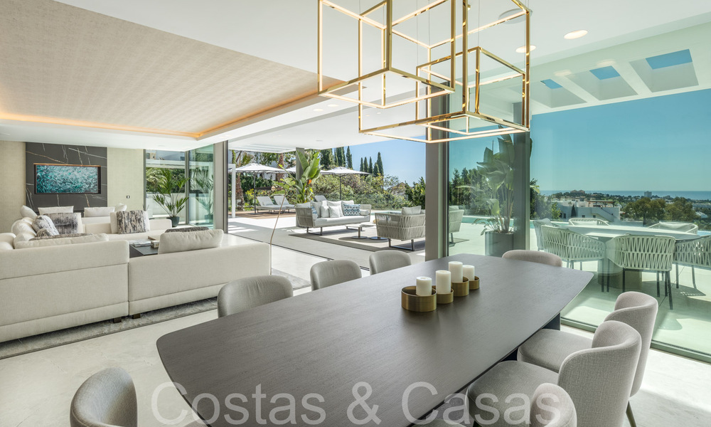 Ready to move in, modern luxury villa with unobstructed sea views for sale, located in La Quinta, Marbella - Benahavis 67768