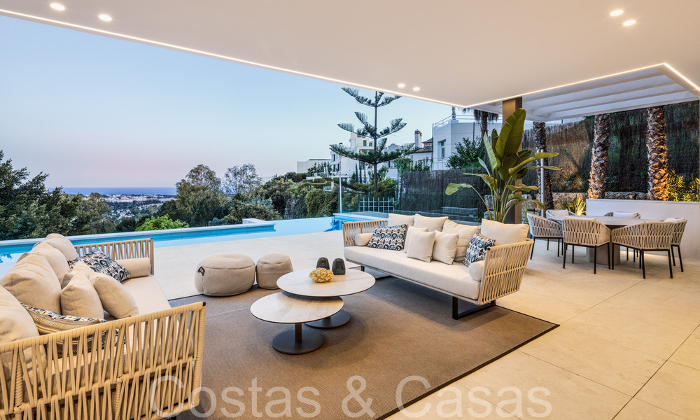 Ready to move in, modern luxury villa with unobstructed sea views for sale, located in La Quinta, Marbella - Benahavis 67777