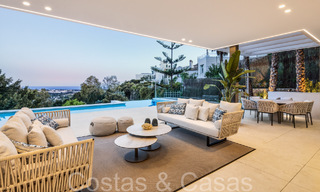 Ready to move in, modern luxury villa with unobstructed sea views for sale, located in La Quinta, Marbella - Benahavis 67777 