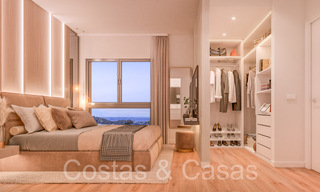 Contemporary front-line golf apartments with sea views in a new complex in Casares, Costa del Sol 67850 