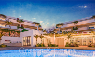 Contemporary front-line golf apartments with sea views in a new complex in Casares, Costa del Sol 67854 