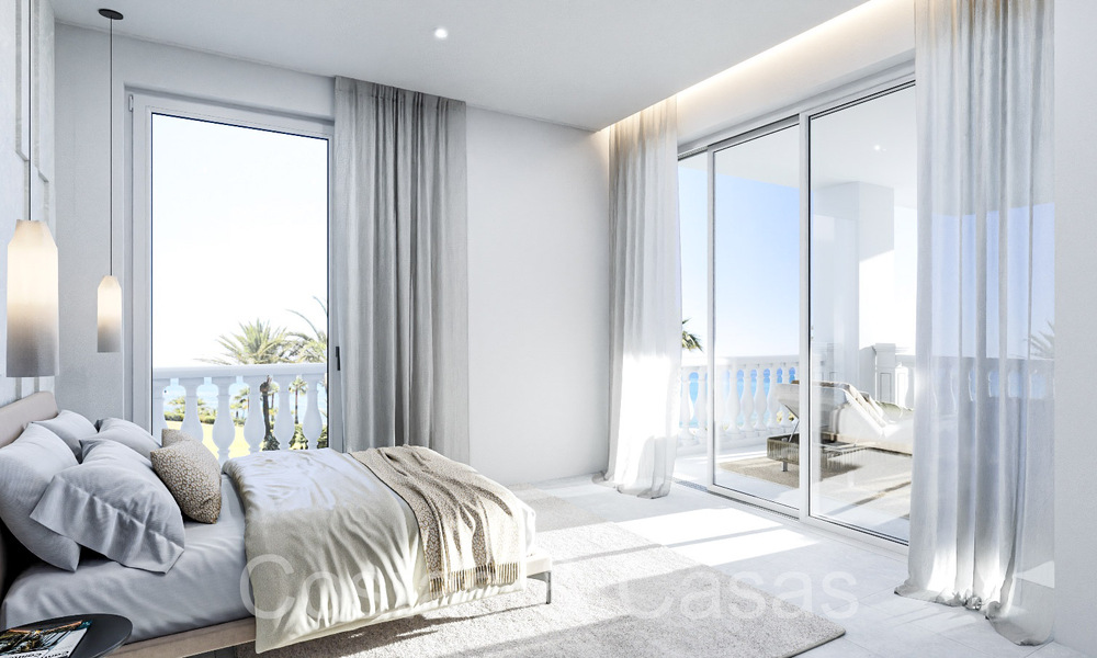 Sophisticated renovated apartment for sale in Las Dunas Park, an exclusive beach resort between Marbella and Estepona 67857