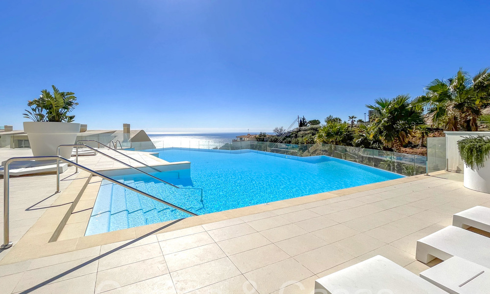 Luxurious, modern, duplex penthouse with panoramic sea views for sale in Benalmadena, Costa del Sol 68005