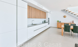 Luxurious, modern, duplex penthouse with panoramic sea views for sale in Benalmadena, Costa del Sol 68010 